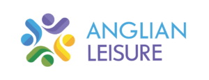 A colourful logo which reads 'Anglian Leisure'