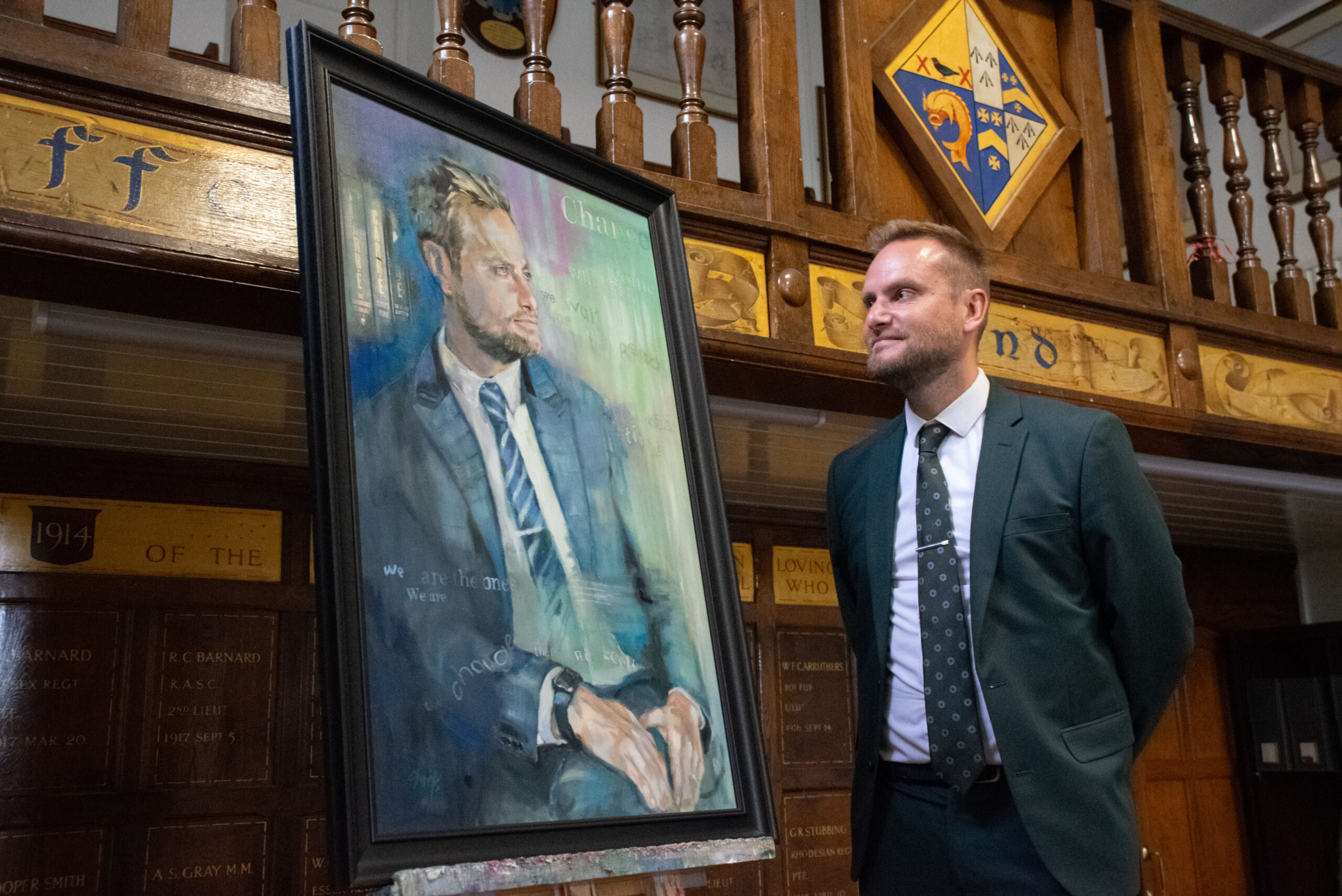 16.07.2025 - Unveiling of the Headmaster Portrait of Mr Roberts. Credit: Will Colebourne